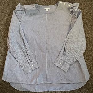 Striped Long Sleeve Dress Shirt